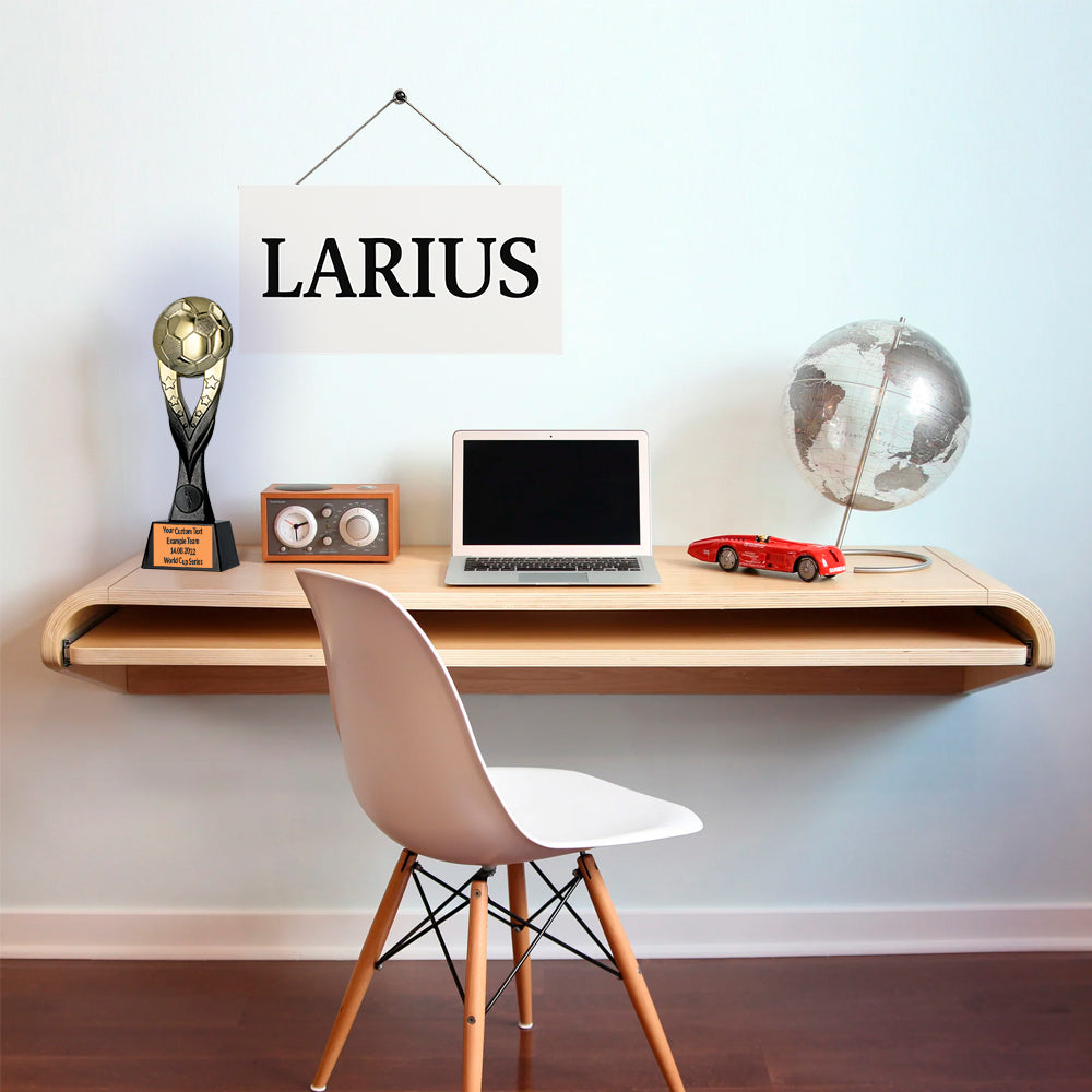 Larius Fußball Siegerpokal (26 cm, 392 g) – Goldene Trophäe F3