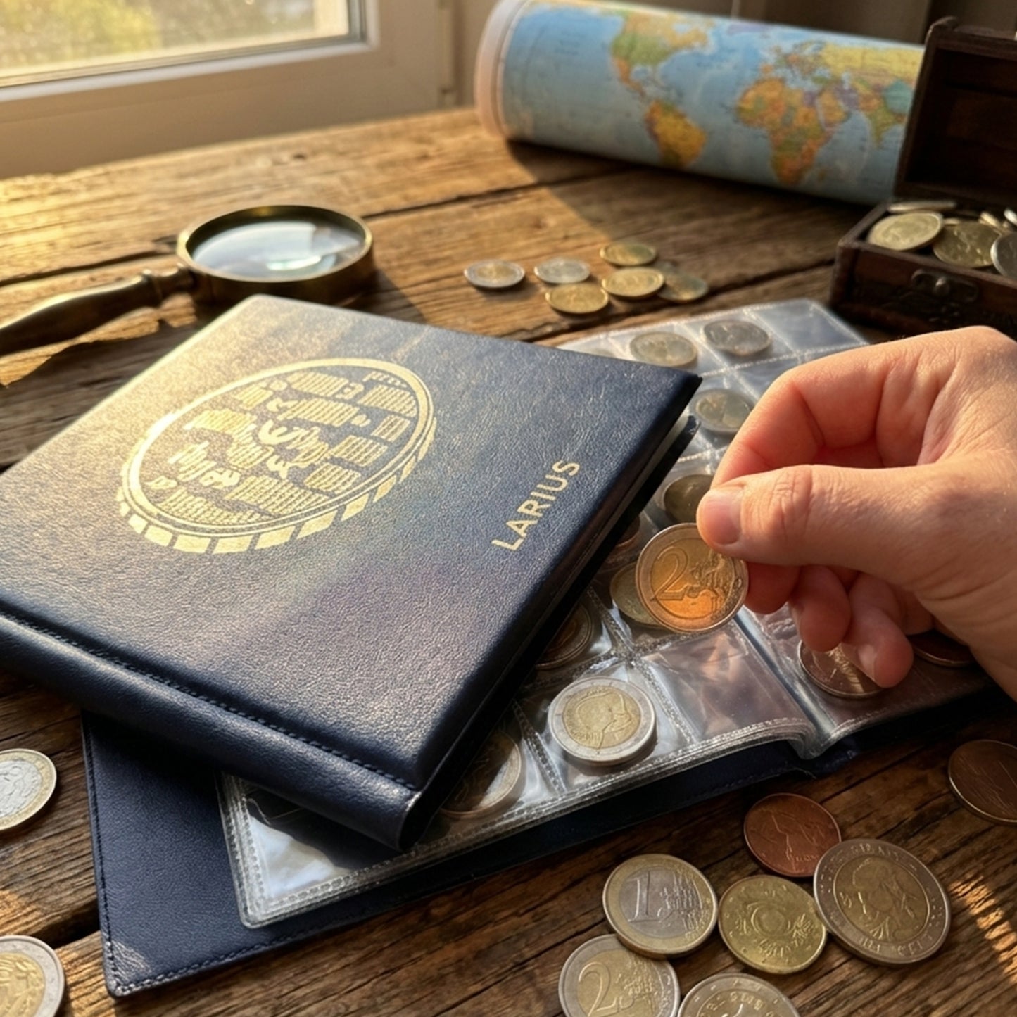 Larius Münzalbum für 360 Münzen
