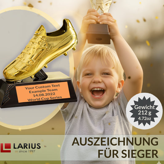 Larius Fußball Pokal S2 - (13,5 cm, 212 g) - MVP & Torschützenkönig