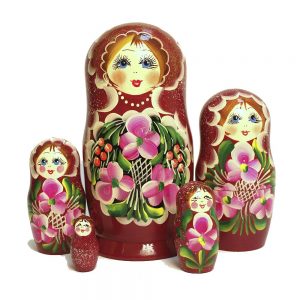 Matroschka Babuschka Holz Puppen Geschenk Russische Handgemachte Puppe