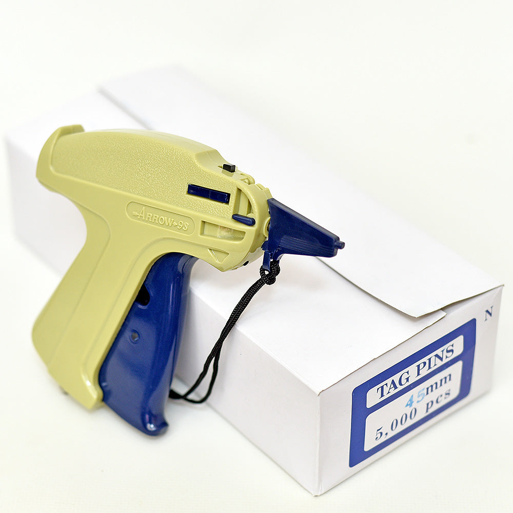 Etikettierpistole Arrow 9S Standard (R) Tag Gun + 1 Ersatznadel + 5.000 Heftfäden nach Wahl