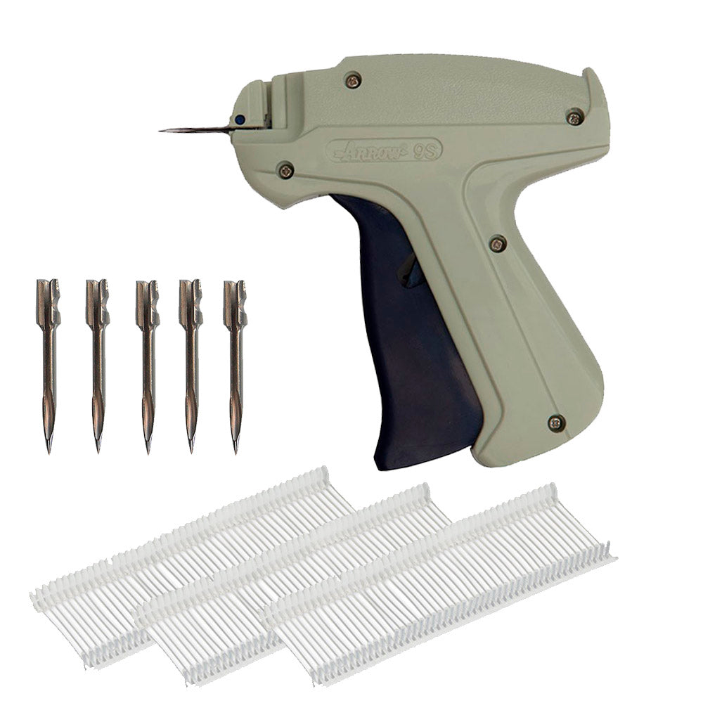 Etikettierpistole Arrow 9S Standard (R) Tag Gun + 5 Ersatznadel + 5.000 Heftfäden nach Wahl