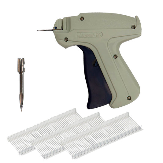 Etikettierpistole Arrow 9S Standard (R) Tag Gun + 1 Ersatznadel + 5.000 Heftfäden nach Wahl