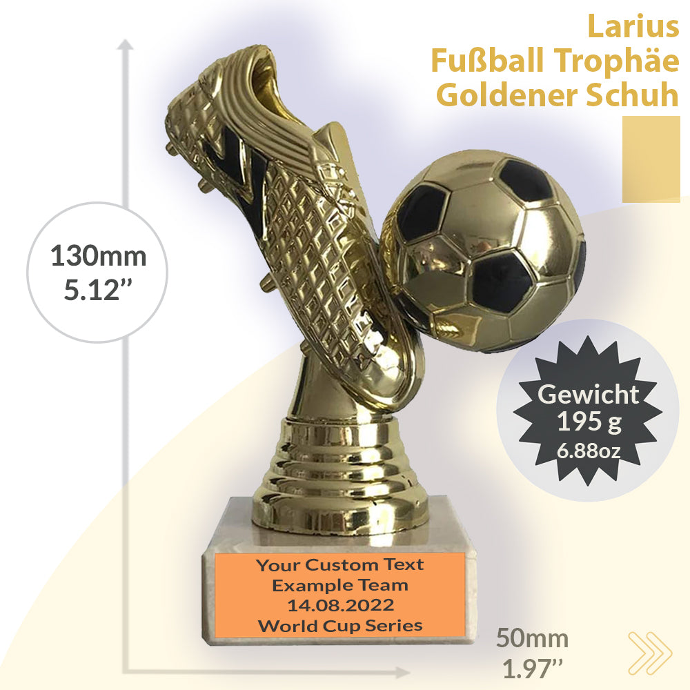 Larius Group Fußball Goldener Schuh Trophäe