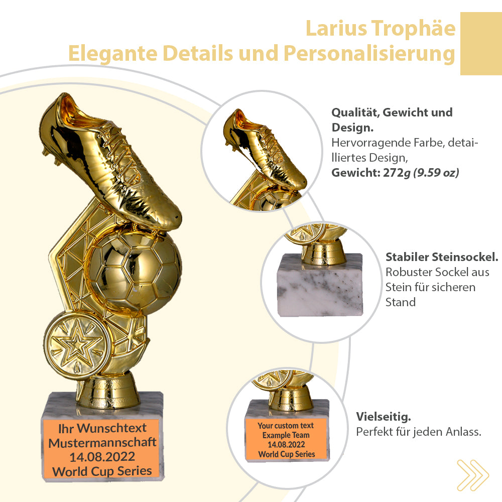 Larius Fußball Pokal Ehrenpreis Trophäe - ST3