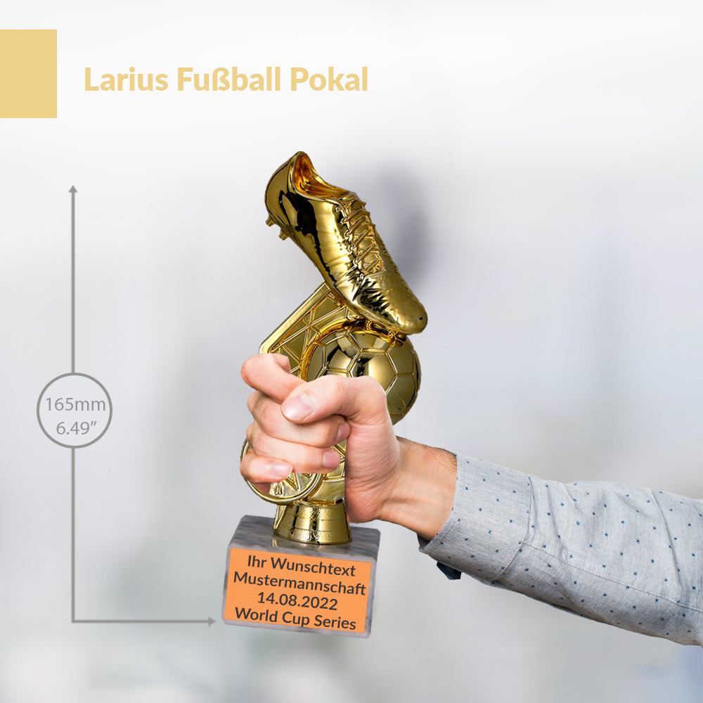 Larius Fußball Pokal Ehrenpreis Trophäe - ST3