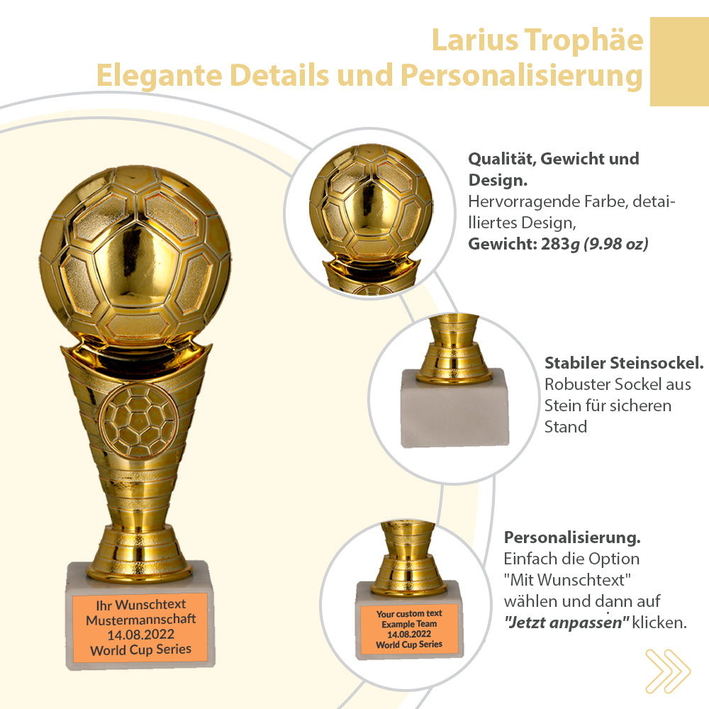 Larius Fußball Pokal Ehrenpreis Trophäe - ST2