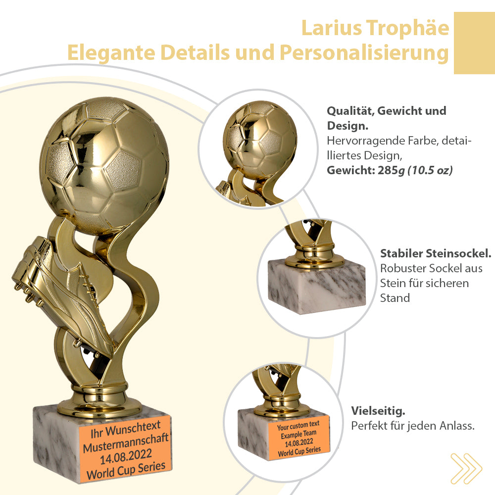 Larius Fußball Pokal Ehrenpreis Trophäe - ST4