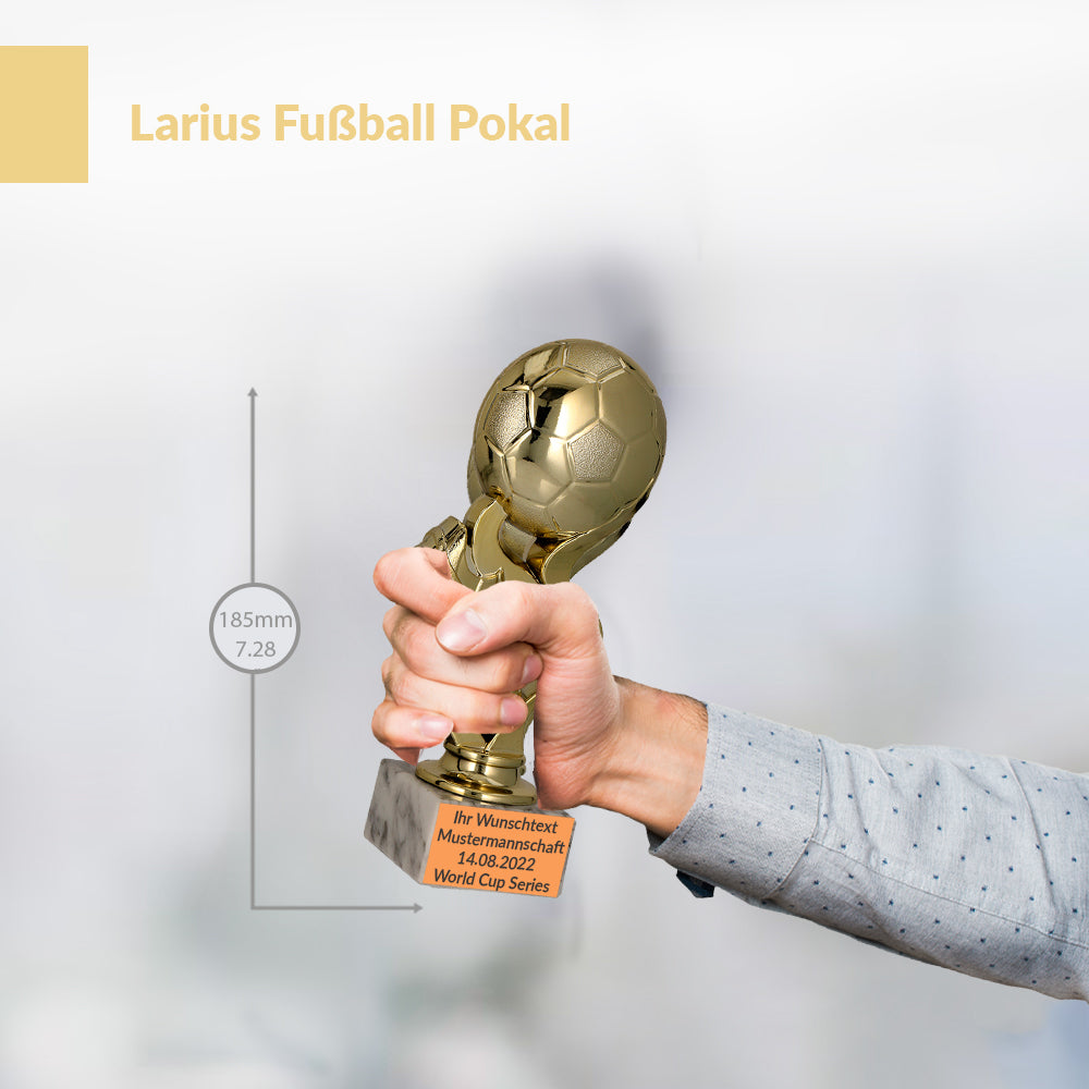 Larius Fußball Pokal Ehrenpreis Trophäe - ST4