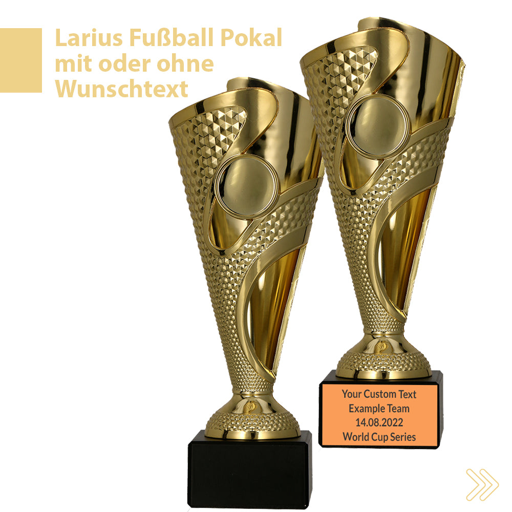 Larius Fussball Champions-Pokal (165 mm; 265g) für jeden Anlass