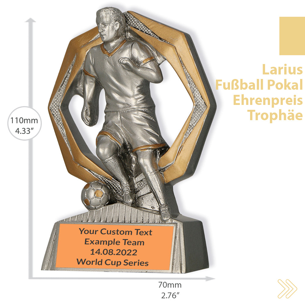 Larius Fußballfigur Pokal – Torwart / Spieler aus Resin