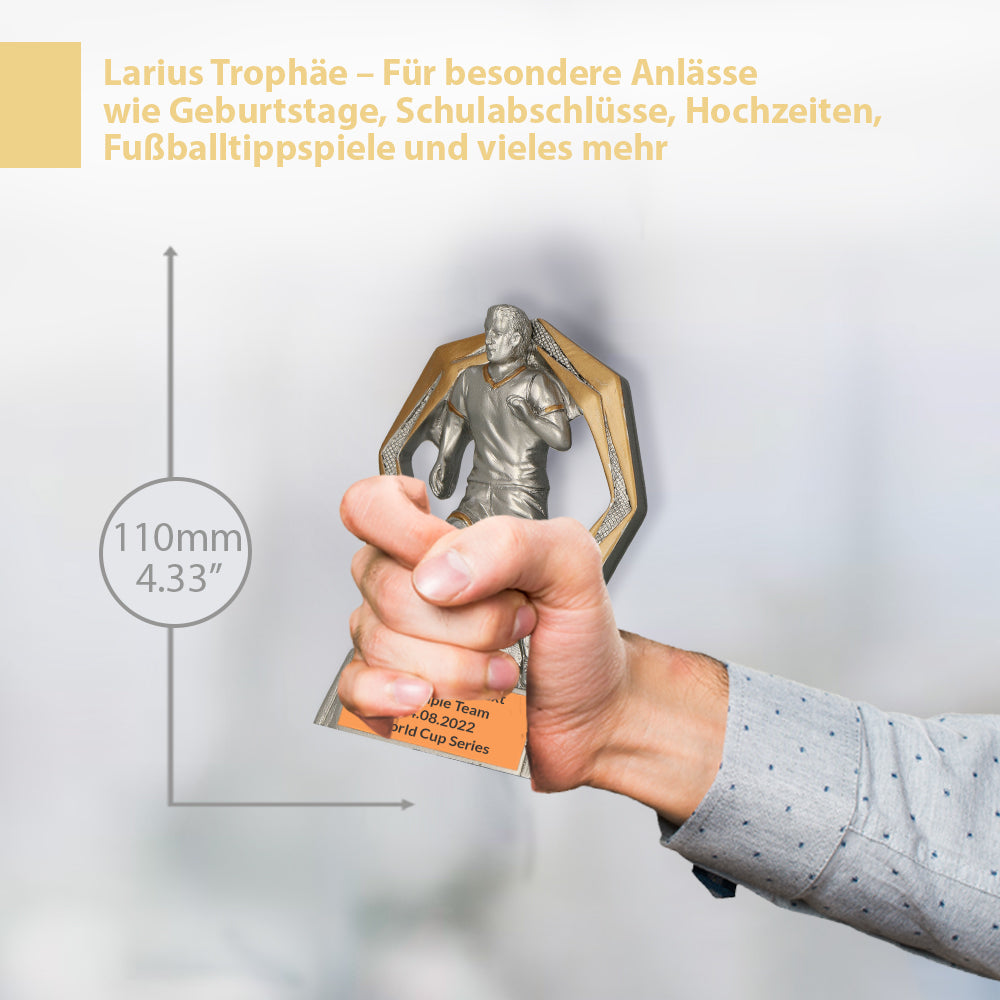 Larius Fußballfigur Pokal – Torwart / Spieler aus Resin