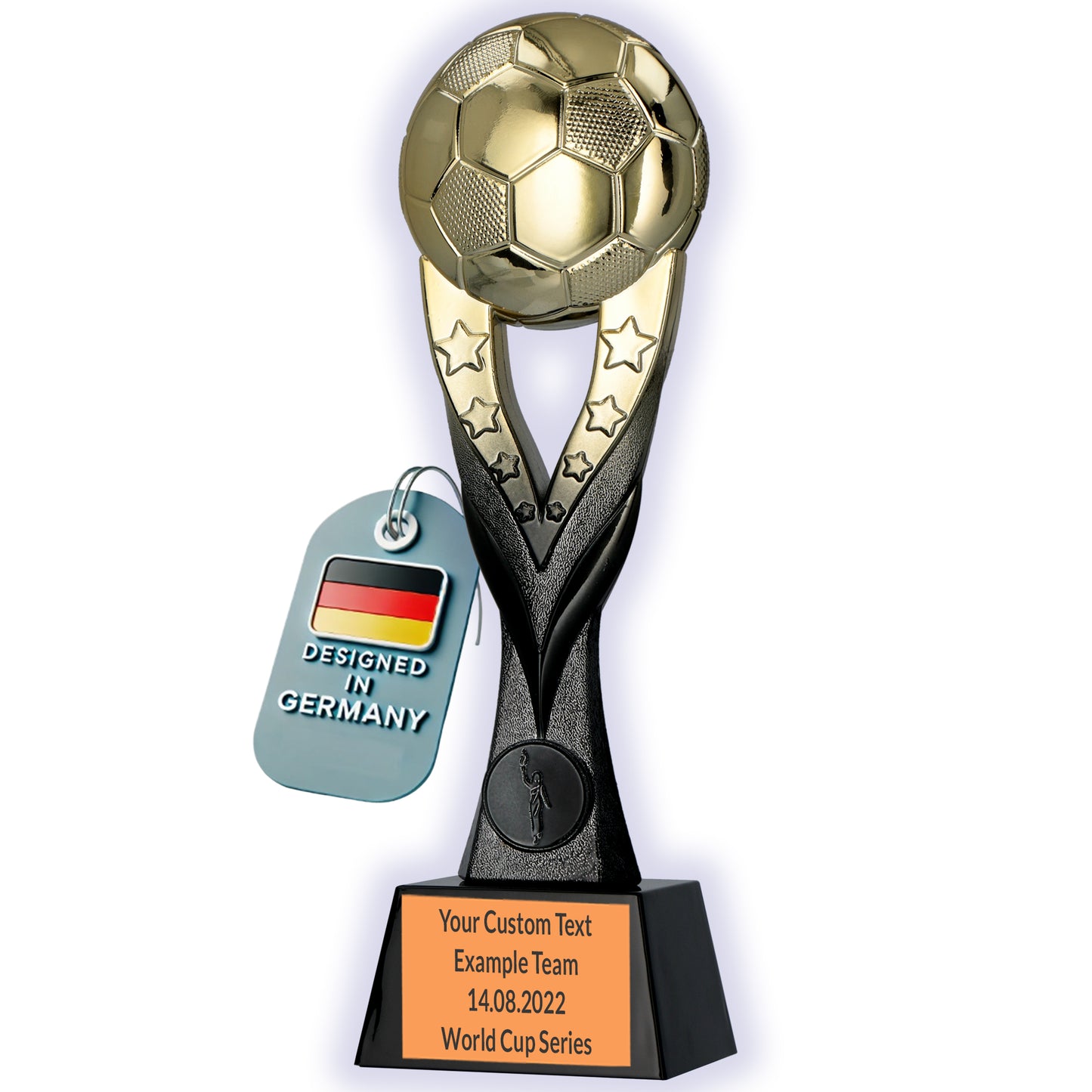 Larius Fußball Siegerpokal (26 cm, 392 g) – Goldene Trophäe F3