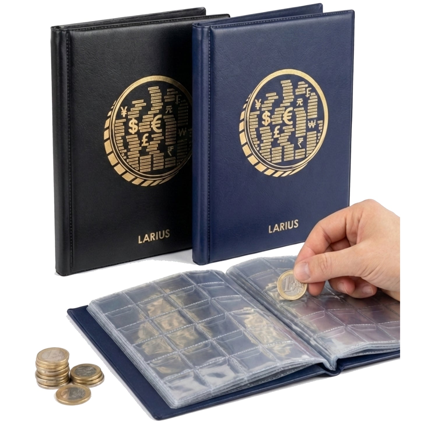 Larius Münzalbum für 360 Münzen