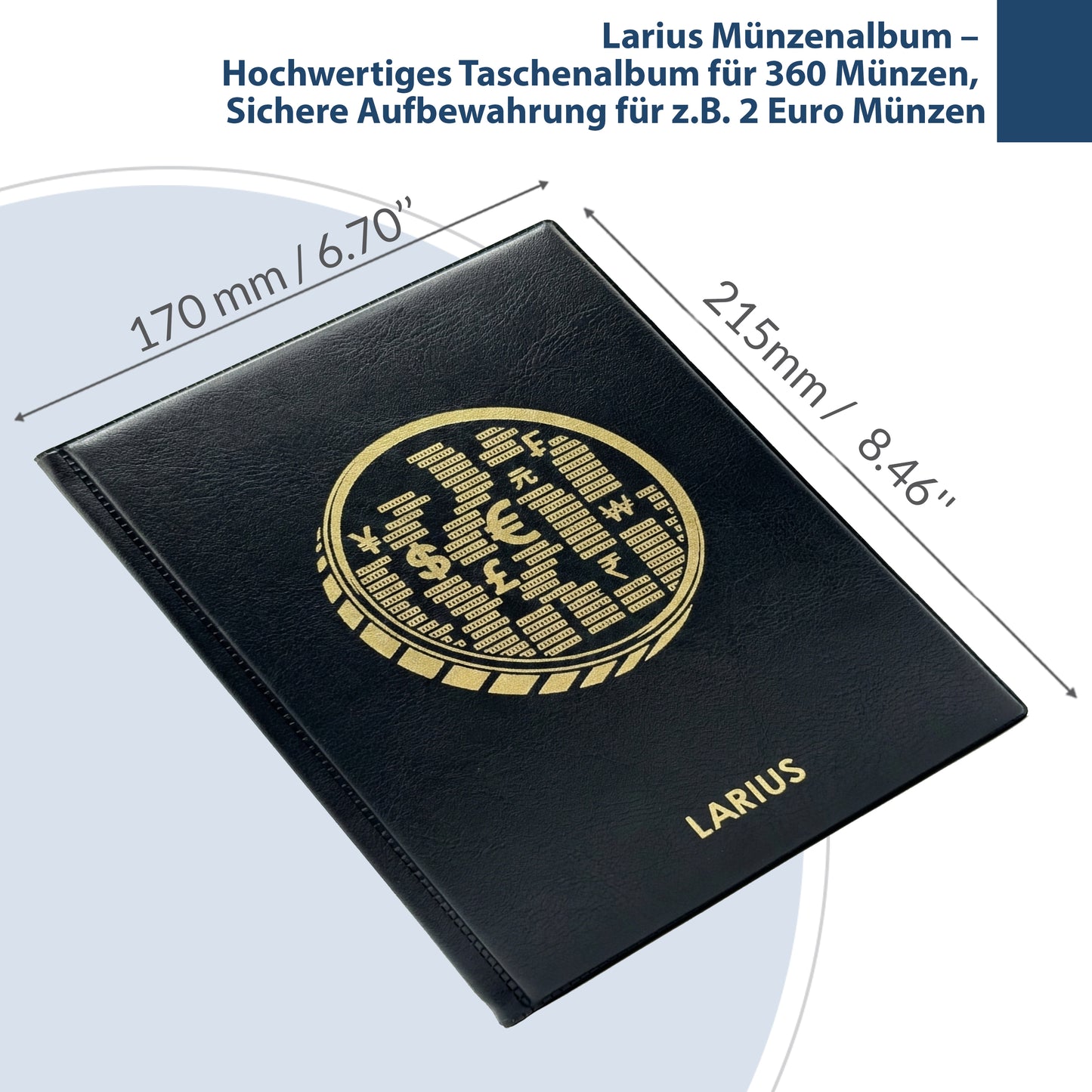 Larius Münzalbum für 360 Münzen