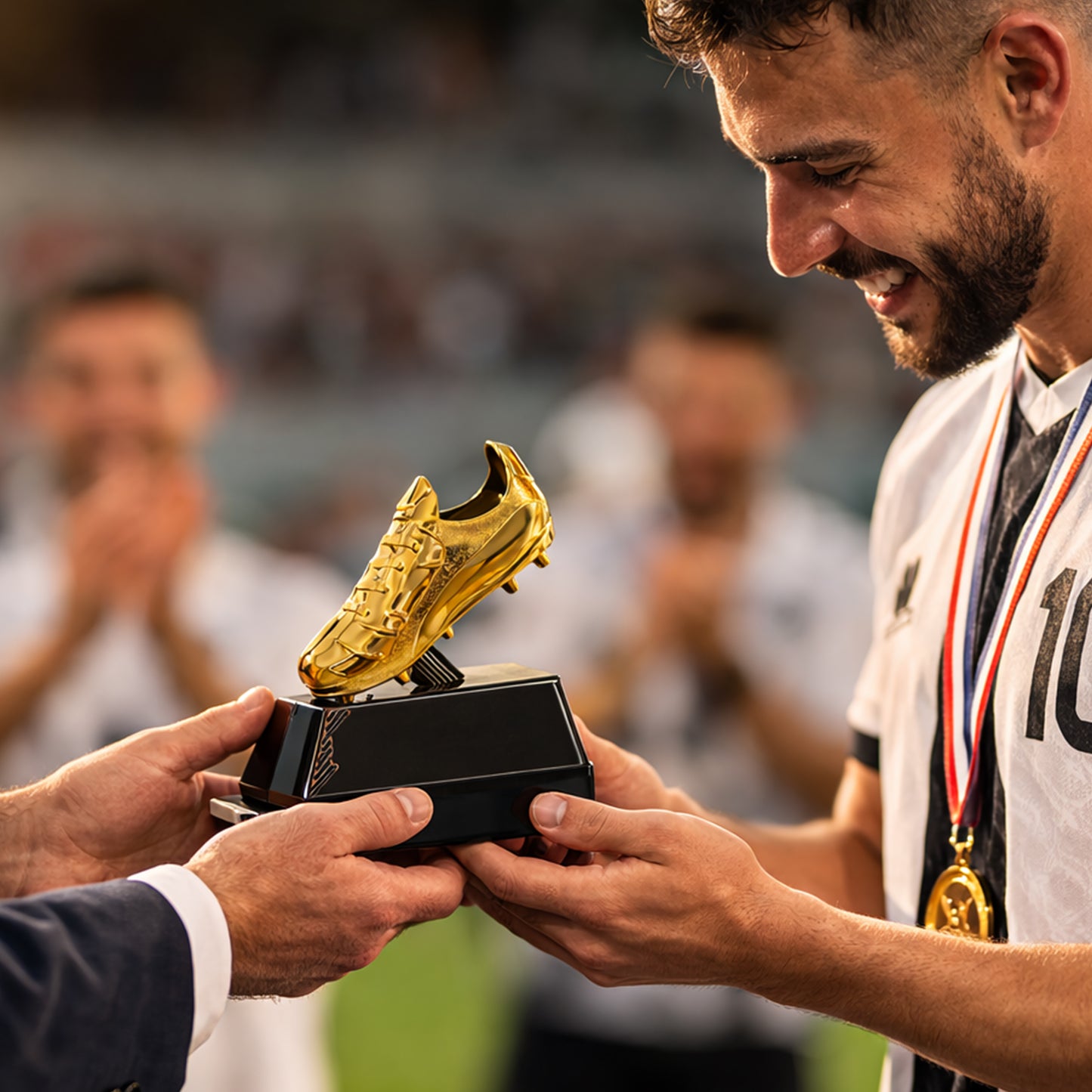 Larius Fußball Pokal S2 - (13,5 cm, 212 g) - MVP & Torschützenkönig