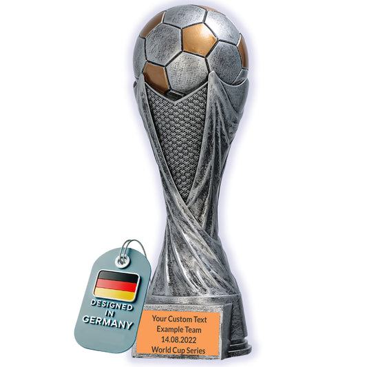 Larius Fußballpokal Resin (15–21 cm; 300–830 g) –  1–3 Plätze – M5
