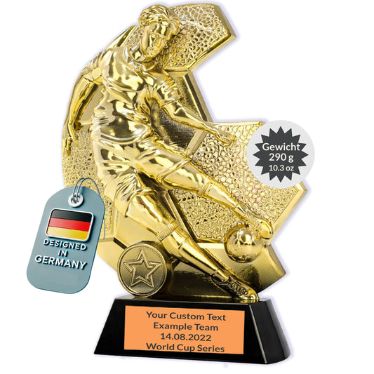 Larius Fußballpokal (14,5 cm, 290g)  – Turnier, MVP, Auszeichnung - F5