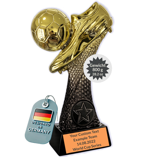 Larius Fußball Trophäe 16–21.5 cm (300–800 g) - MVP, Auszeichnung - F6