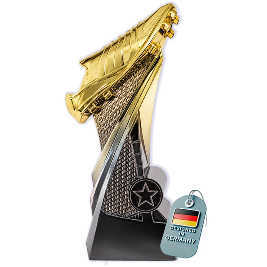 Larius Pokal (20 cm, 345 g) – Auszeichnung für Torschützenkönig & Turniersieger – F9