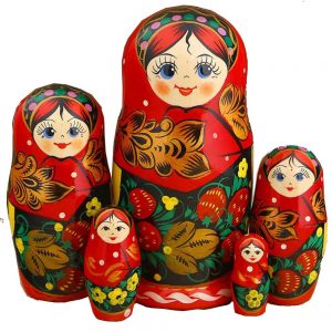 Matroschka Handgemacht Babuschka Matrjoschka Holz Puppen Geschenk Traditionelle Russische