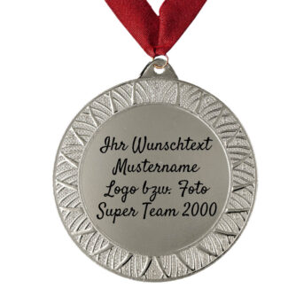 Larius Medaille aus Metall mit Wunschtext